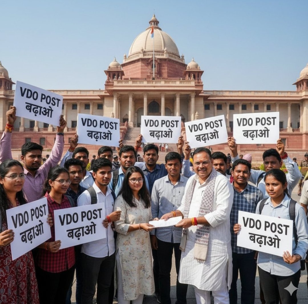 बेरोजगारों की मांग - सुने भजनलाल सरकार 
#VDO_भर्ती_में_पद_बढाओ