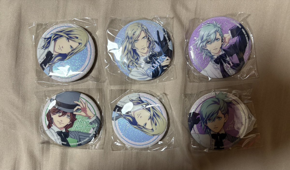 交換】うたプリ タブナイ TABOO NIGHT XXXX 缶バッジ ガチャガチャ 譲
