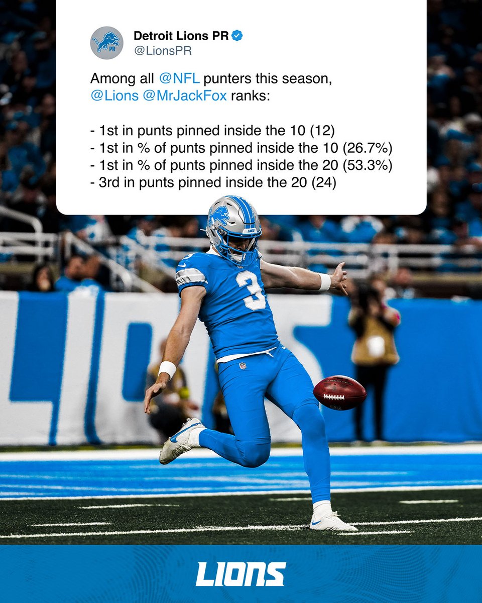 Field Position Optimization Specialist
1 RT = 1 #ProBowlVote for @MrJackFox