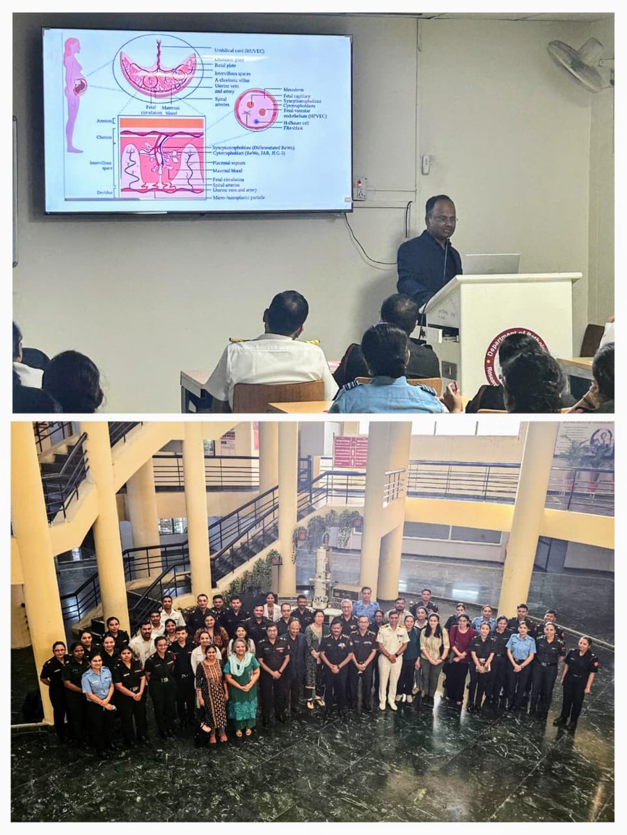 dgafms_mod's tweet image. A successful Gynae–Pathology Joint #Symposium was held at the Department of Pathology in collaboration with the Department of Obstetrics and Gynaecology #AFMC #Pune on 10 Dec 2025, centred on the theme “Conceiving Clarity: An Integrated Approach to Recurrent Pregnancy Loss &amp;amp;