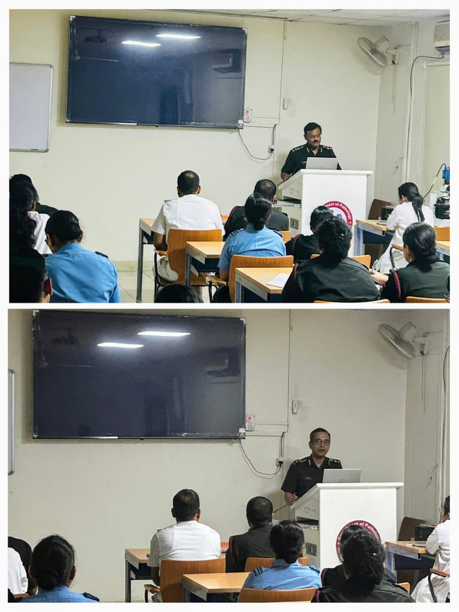 dgafms_mod's tweet image. A successful Gynae–Pathology Joint #Symposium was held at the Department of Pathology in collaboration with the Department of Obstetrics and Gynaecology #AFMC #Pune on 10 Dec 2025, centred on the theme “Conceiving Clarity: An Integrated Approach to Recurrent Pregnancy Loss &amp;amp;
