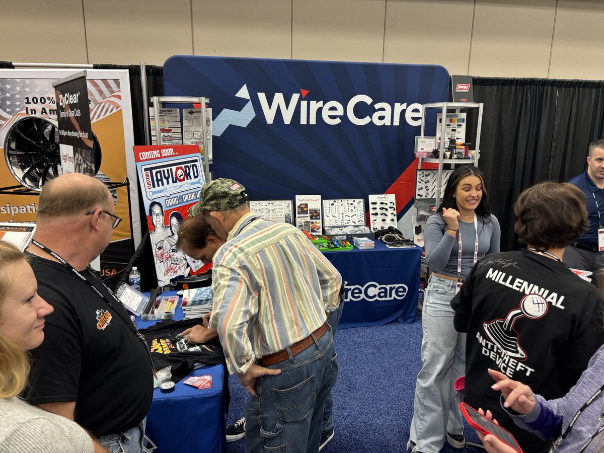Alex Taylor is showing off her NEW Exclusive WireCare Kit At our PRI booth, more details on this kit are coming soon 👀 #WireCare #WireCareCrew #PRIshow
