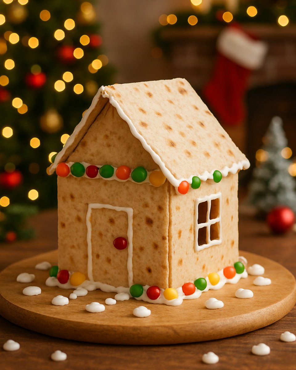 Deck the halls… with lavash walls! 😉⛄