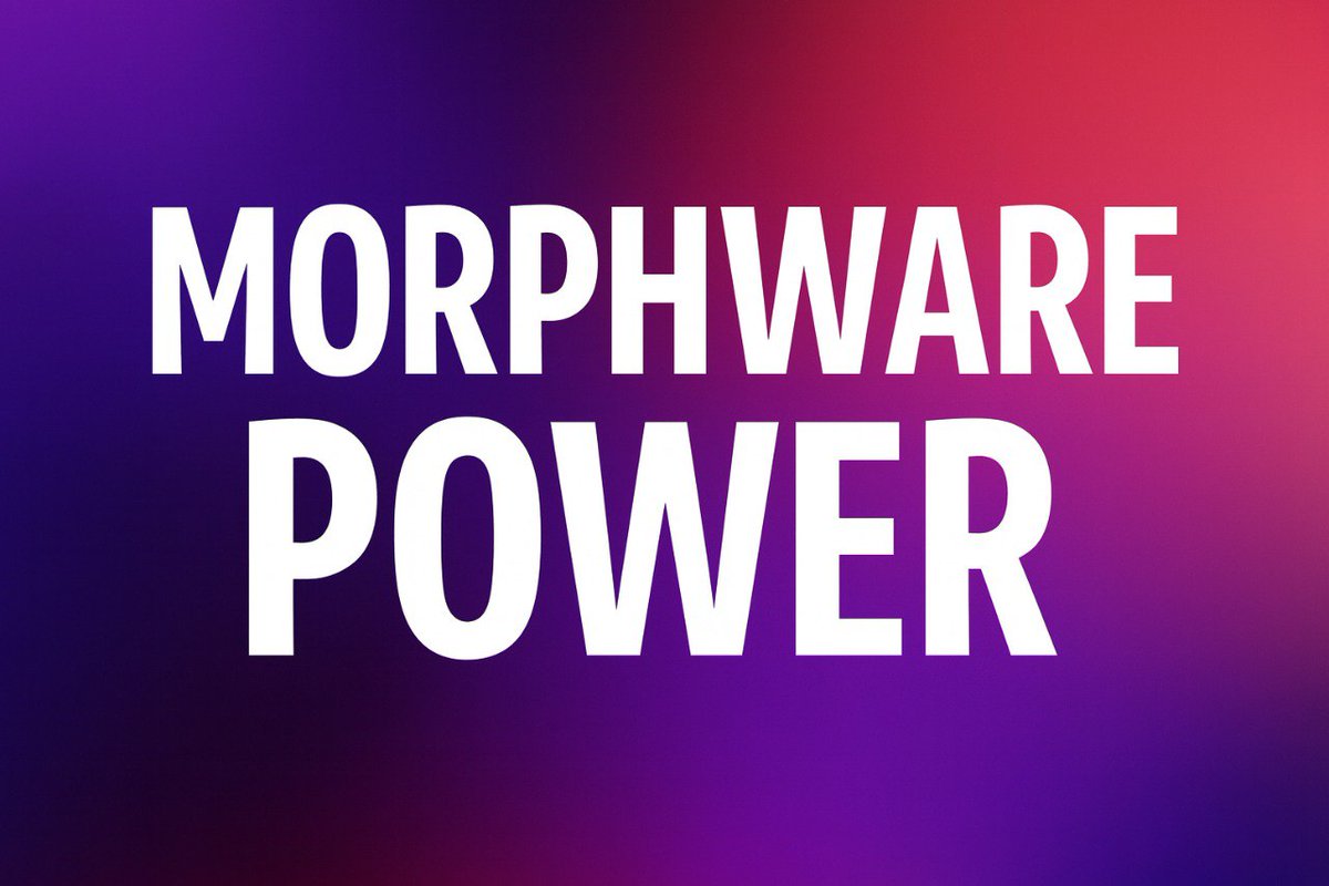Morphware tweet media