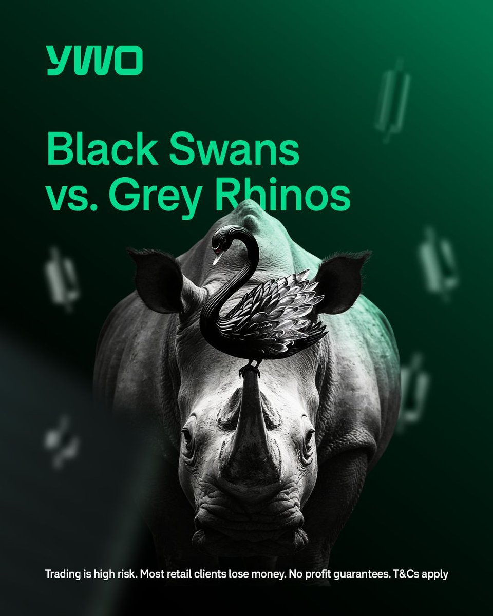 The market chases "Black Swans", unpredictable shocks, but ignores "Grey Rhinos," the obvious, high-impact threats charging right at us. The market is surprisingly surprisingly slow at responding to the obvious.

Risk Warning: Trading may lead to losses. Educational use only.
