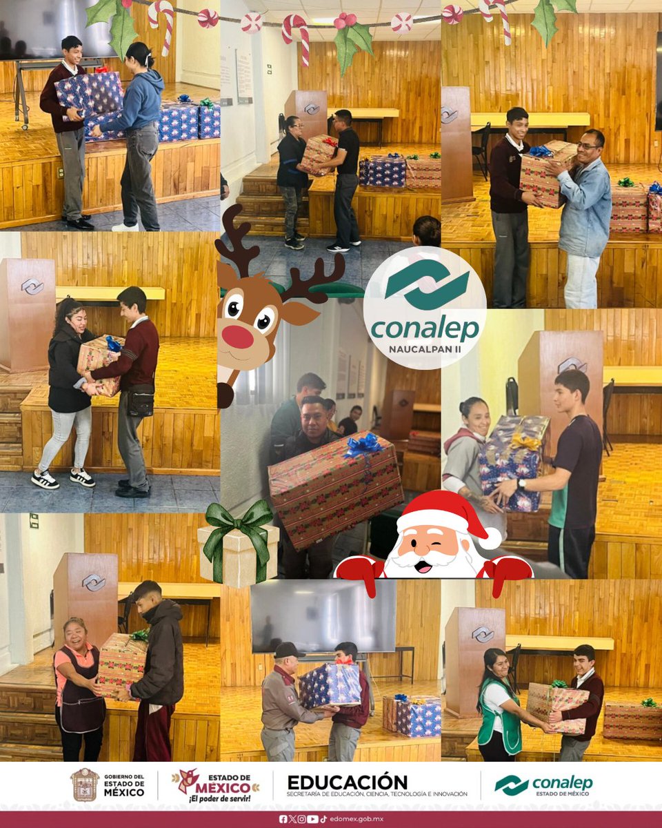 ConalepNauc2's tweet photo. En esta temporada de unión agradecimiento, en CONALEP Naucalpan II reconocemos la valiosa labor del personal de limpieza, vigilancia, papelería, jardinería, cafetería y recolección de basura. ✨ Gracias por su dedicación y por ser parte esencial de nuestro plantel. https://t.co/6iLs25btOY