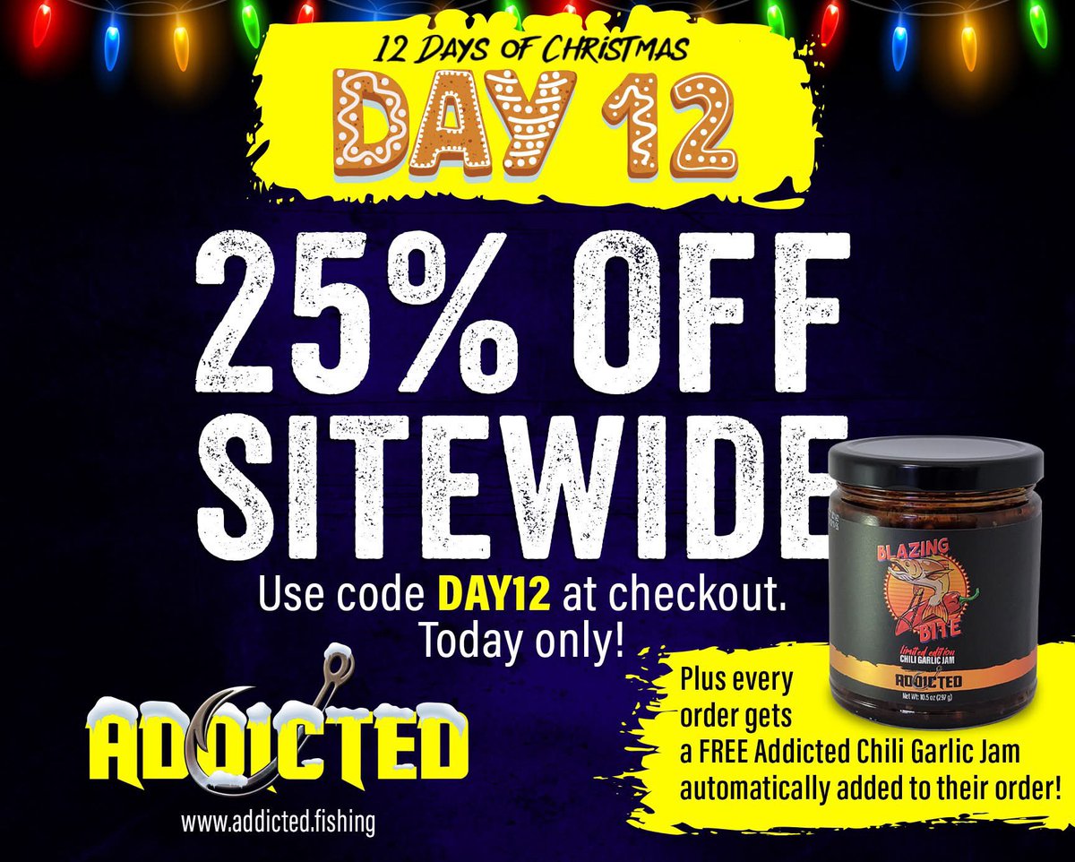 🎅 LAST DAY! 25% Off Sitewide Today, plus every order gets a FREE Addicted Chili Garlic Jam. Use code DAY12 at checkout. 🎁

Merry Christmas, ADX! We couldn't do this without you! Thank you for the support!