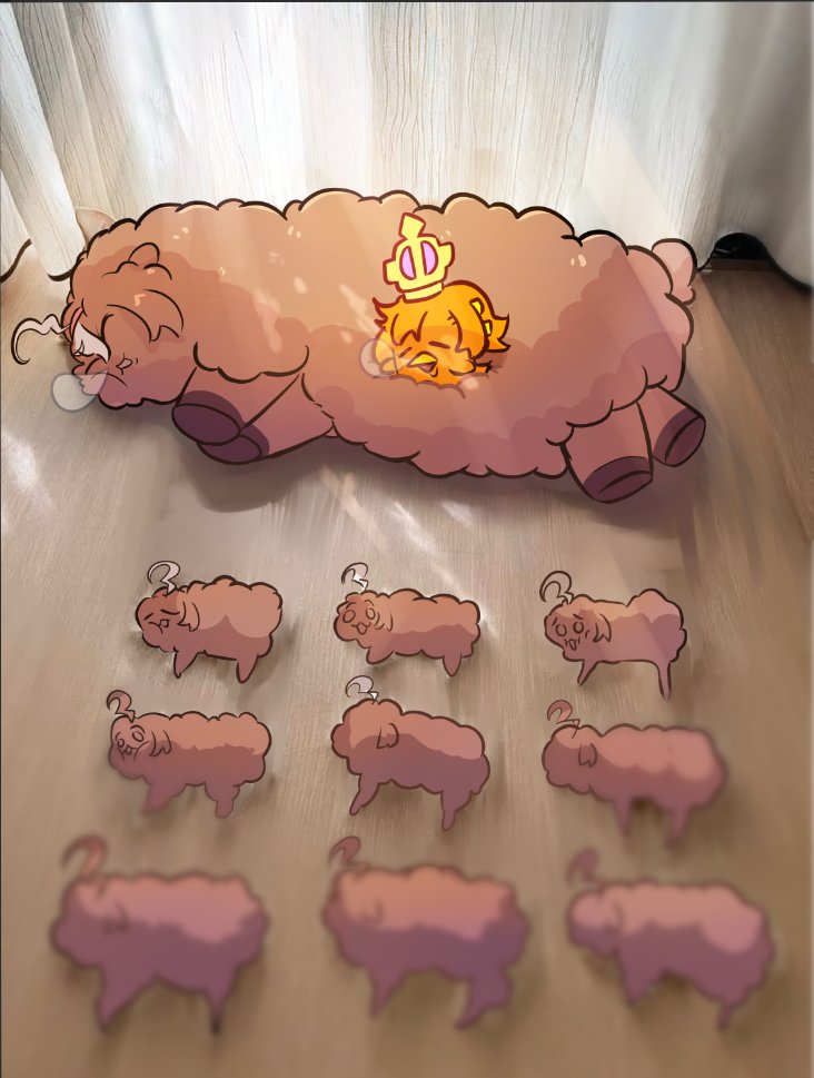 hush... the little ones are asleep~ "(っ- ‸ - ς)ᶻ 𝗓 𐰁

#Umamusume