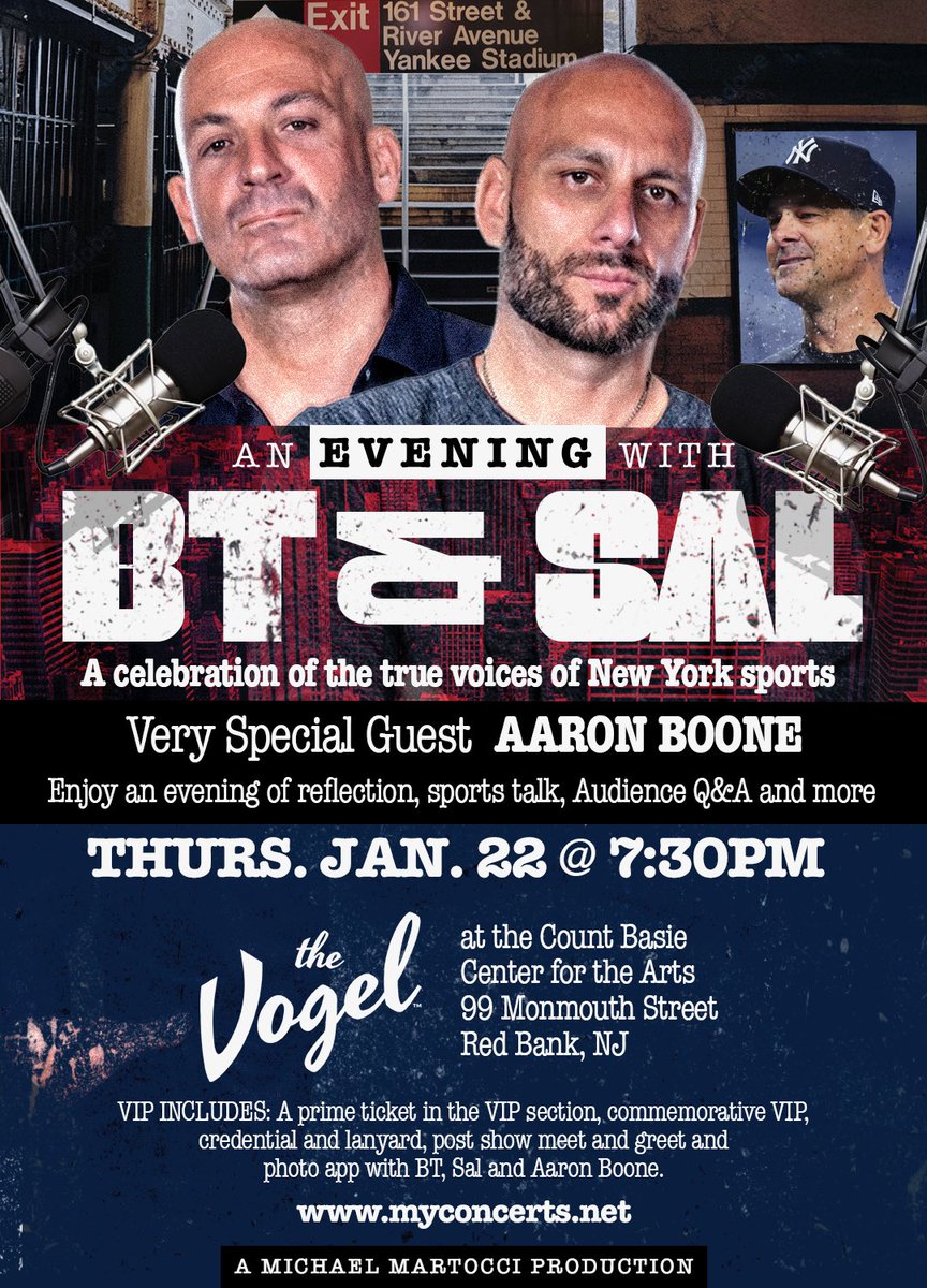 BrandonTierney's tweet image. 🚨 LIVE SHOW 🚨

Info ➡️ myconcerts.net 

Confirmed: NYY manager Aaron Boone