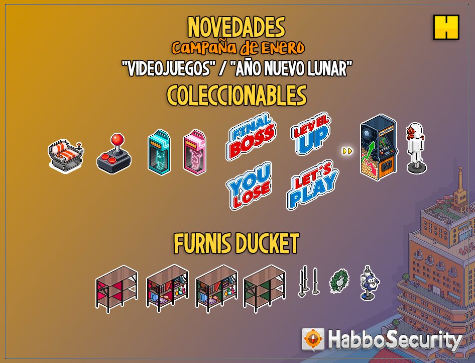 [INT] 🎮 ¡Habbo adelanta las sorpresas de la campaña de Enero 2026: "Videojuegos y Año Nuevo Lunar"! 🐉 Ya conocemos un primer vistazo de TODO lo que llegará el próximo mes, entre ellos: nuevos furnis de Duckets, Raros y prendas temáticas, Mini caballos por el Año Nuevo Lunar, y