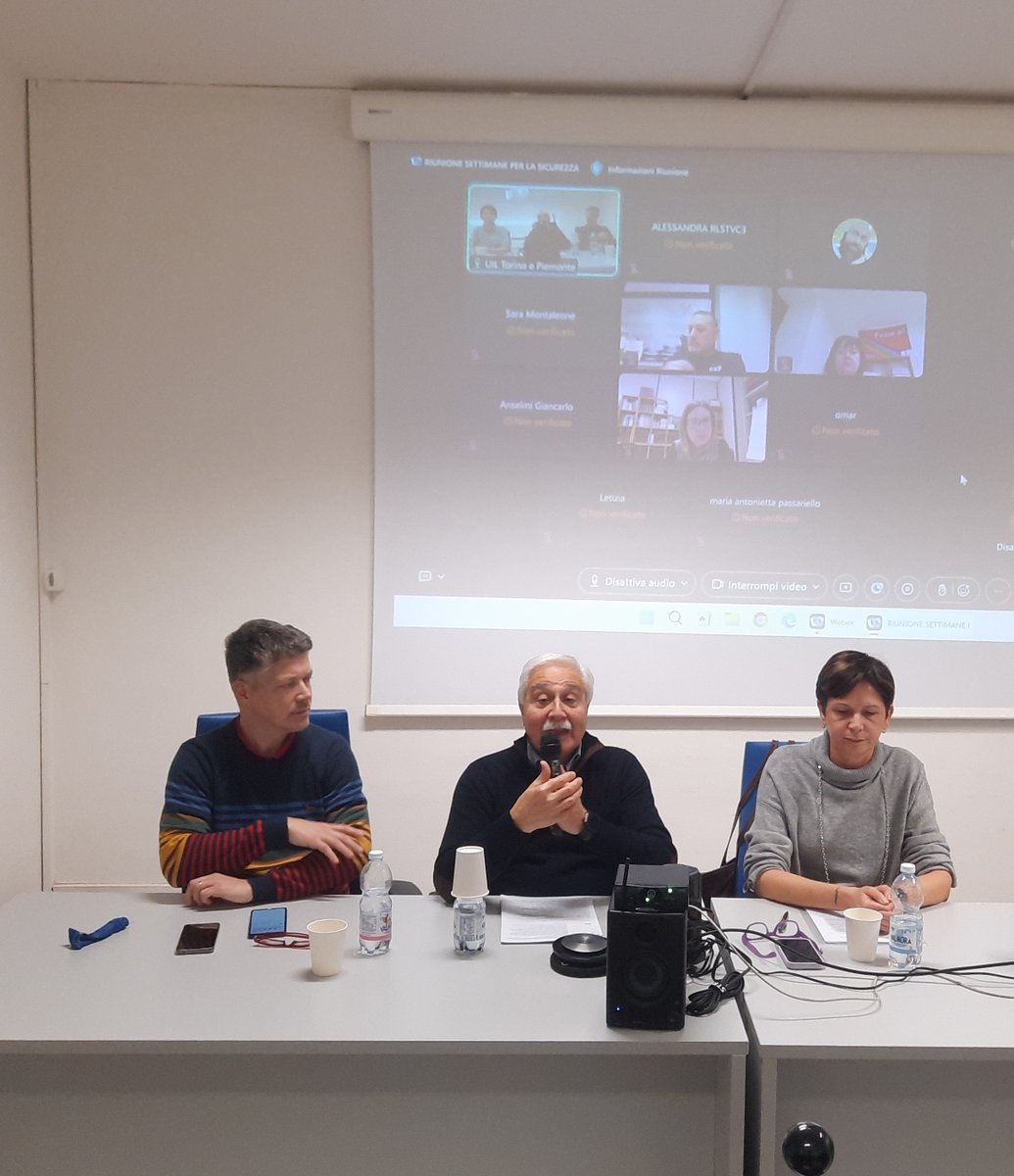 UilPiemonte's tweet image. Oggi, nell’ambito delle “Settimane per la Sicurezza” si è svolta una riunione di RLS e RLST della UIL Piemonte per promuovere la cultura della salute e sicurezza, nel ricordo dell’anniversario della strage alla ThyssenKrupp e del crollo della gru di via Genova, a Torino.