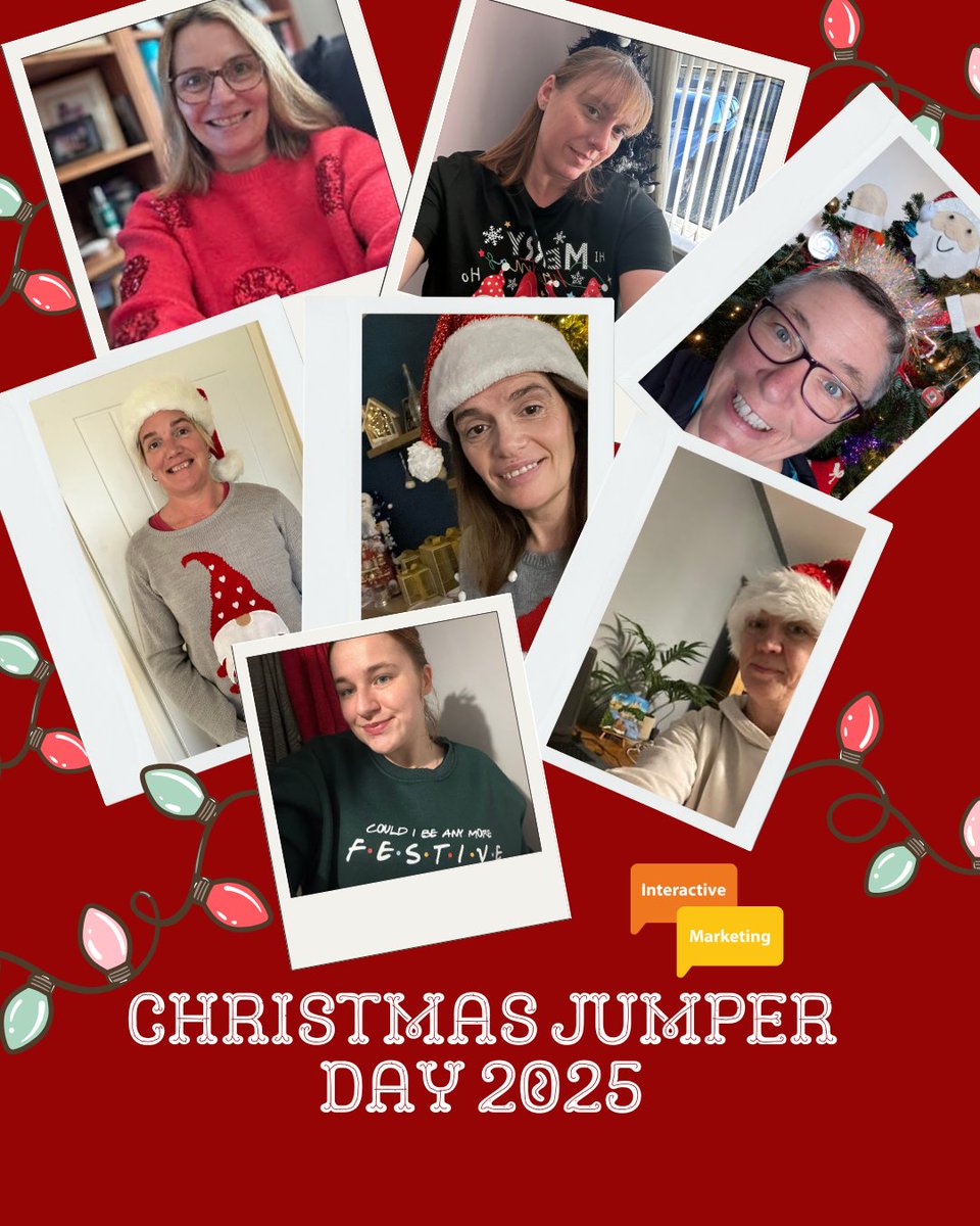 IM_Socials's tweet image. The team at Interactive Marketing showed their support yesterday for Save The Children’s Christmas Jumper Day!🎅🏻🎄 ✨