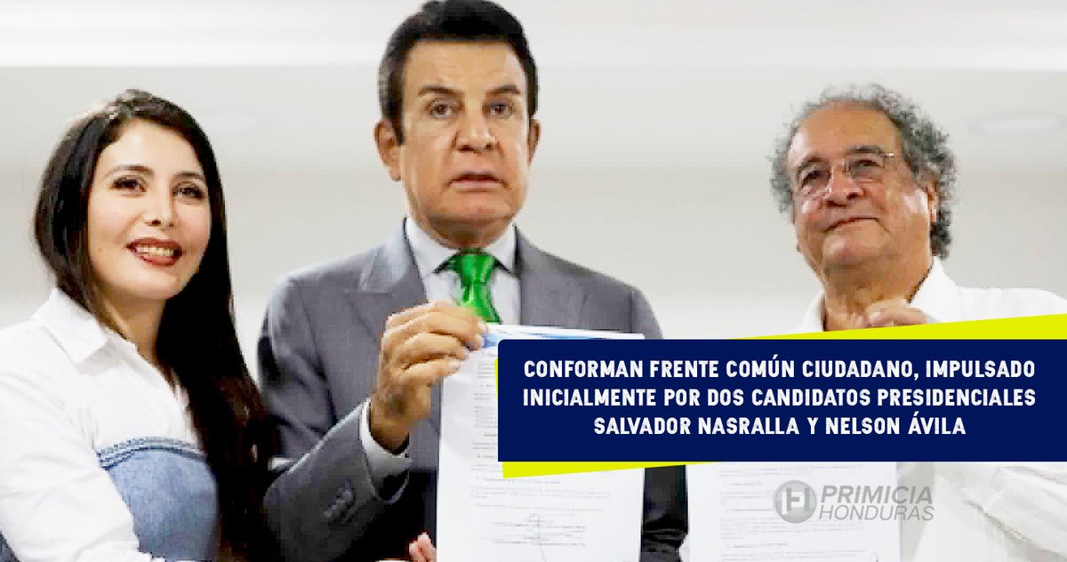 La conformación del Frente Común Ciudadano coincide con un momento en el que organismos internacionales piden claridad sobre el proceso electoral ¿qué representa realmente?
Leer más: 👇
wp.me/pdqz6Z-kNc
🌎 Nuestra web: primiciahonduras.hn