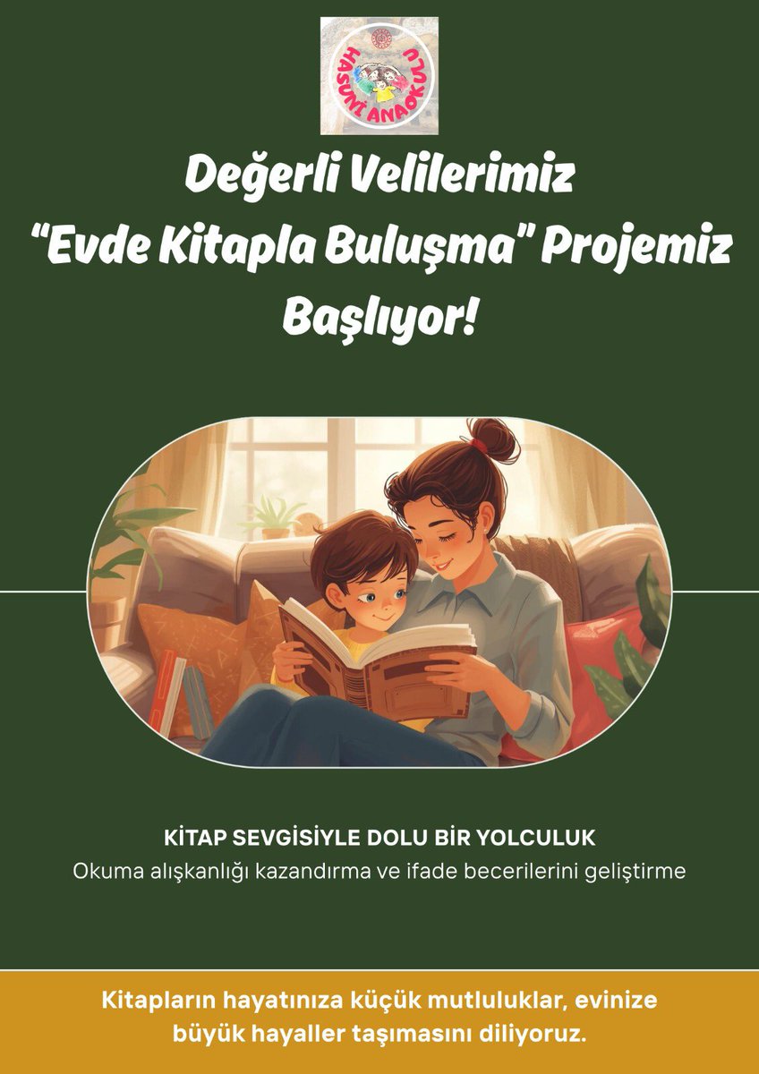 “Evde Kitapla Buluşma” Projemiz Başlıyor! Değerli Velilerimiz,Kitapların hayatınıza küçük mutluluklar, evinize büyük hayaller taşımasını diliyoruz.
İyi okumalar! 🌟 <a href="/Diyarbakirmem/">Diyarbakır İl Millî Eğitim Müdürlüğü</a> <a href="/sadoglu_salih/">Salih Sadoğlu</a> <a href="/osmanoguzeksi1/">Osman Oğuz EKŞİ 🇹🇷</a> <a href="/SilvanKaymakam/">Silvan Kaymakamlığı</a> <a href="/SilvanMEM/">Silvan İlçe Milli Eğitim Müdürlüğü</a>
