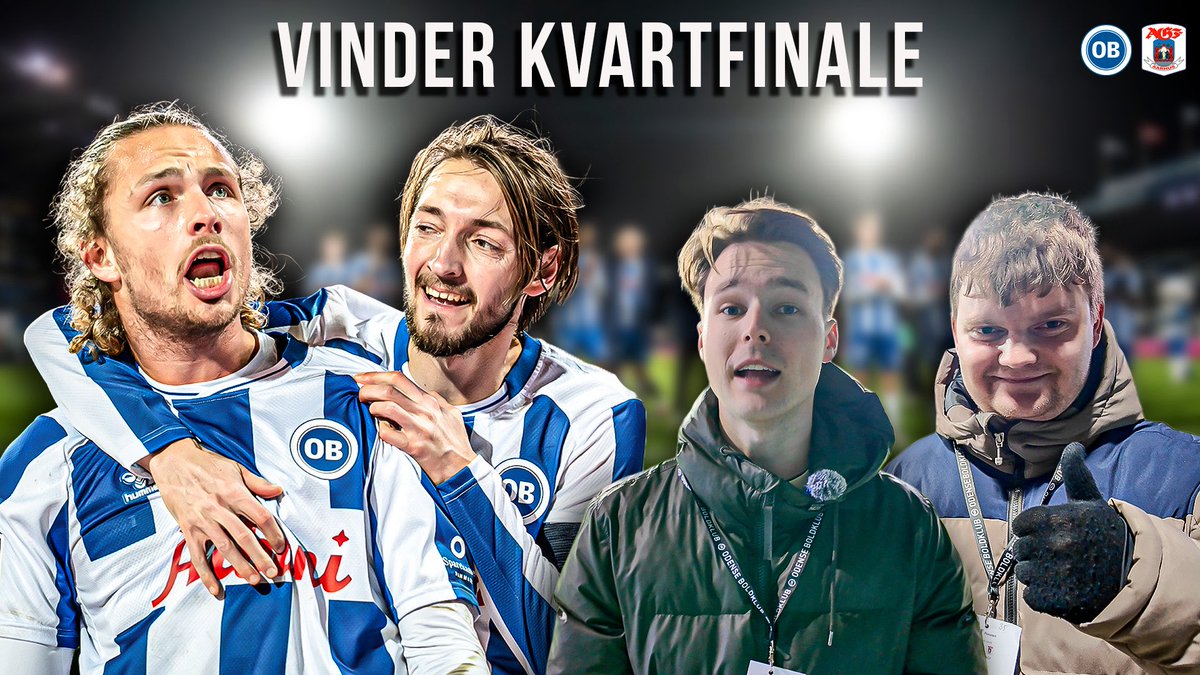 OBfrasidelinjen's tweet photo. ‼️NY VIDEO PÅ YOUTUBE‼️

OB forsætter den gode stime af kampe uden nederlag og sikrer deres tredje sejr på stribe med sejren over AGF. Fynboerne sikrer sig et rigtig godt udgangspunkt frem mod den afgørende kamp på søndag i Aarhus! 

Se den nyeste kampdagsvlog her!
#obdk #obagf https://t.co/ZF3j7rhaX2