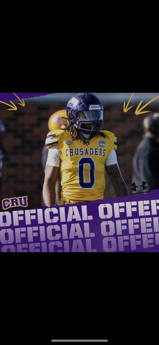 <a href="/CruFootball/">UMHB Football🏈</a> offered 🙏🏽
