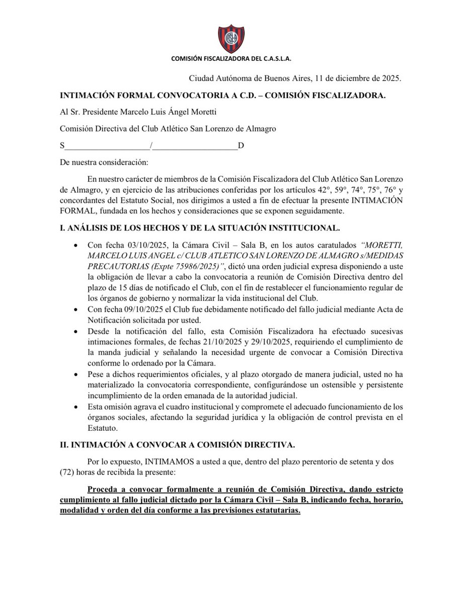 Por Amor a San Lorenzo tweet media