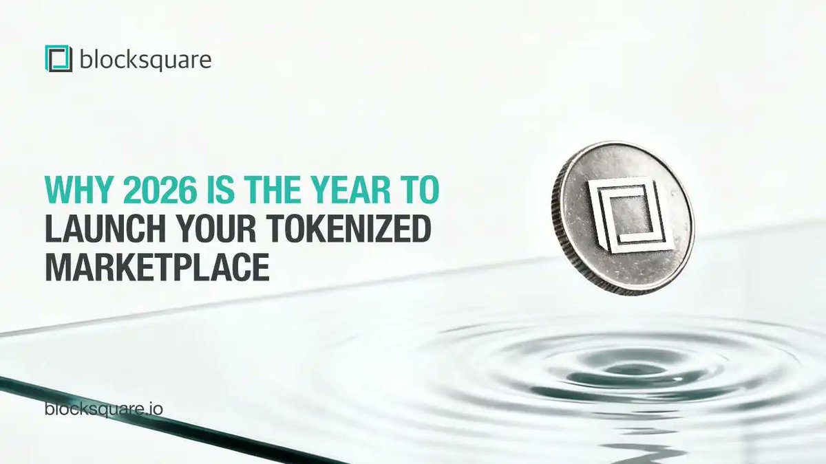 emmyclement11's tweet image. CT is debating which sector will pop next.

Meanwhile, @blocksquare_io just got picked by ULI, the actual industry that RWAs are meant to serve.

This is the part where adoption stops being a meme and becomes a roadmap.

2026 is going to be fun.

#RWA #Blocksquare #BST