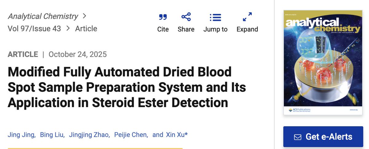 PCCantidoping's tweet photo. Authors created &amp; validated a high-throughput method to screen for 30 steroid esters &amp; a confirmatory method for 26 targets using dried blood spots. This may be an efficient, sensitive &amp; automated way to distinguish between endogenous &amp; synthetic steroids.
https://t.co/A3FT9ZhkH7 https://t.co/eEvI7oiRDW