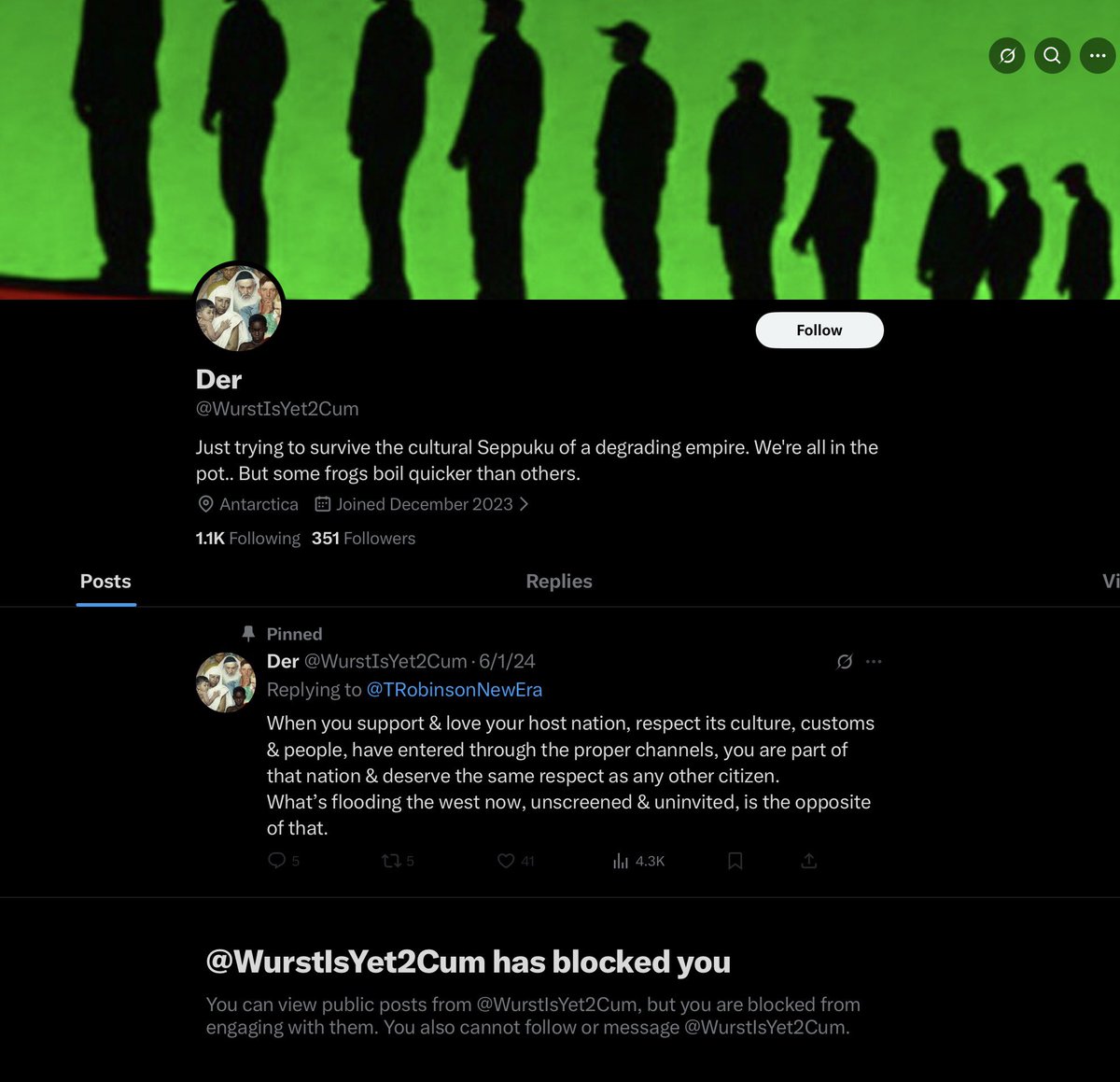 This is what happens when you confront them with facts. They run because their world view has been crushed totally. Another one bites to dust.