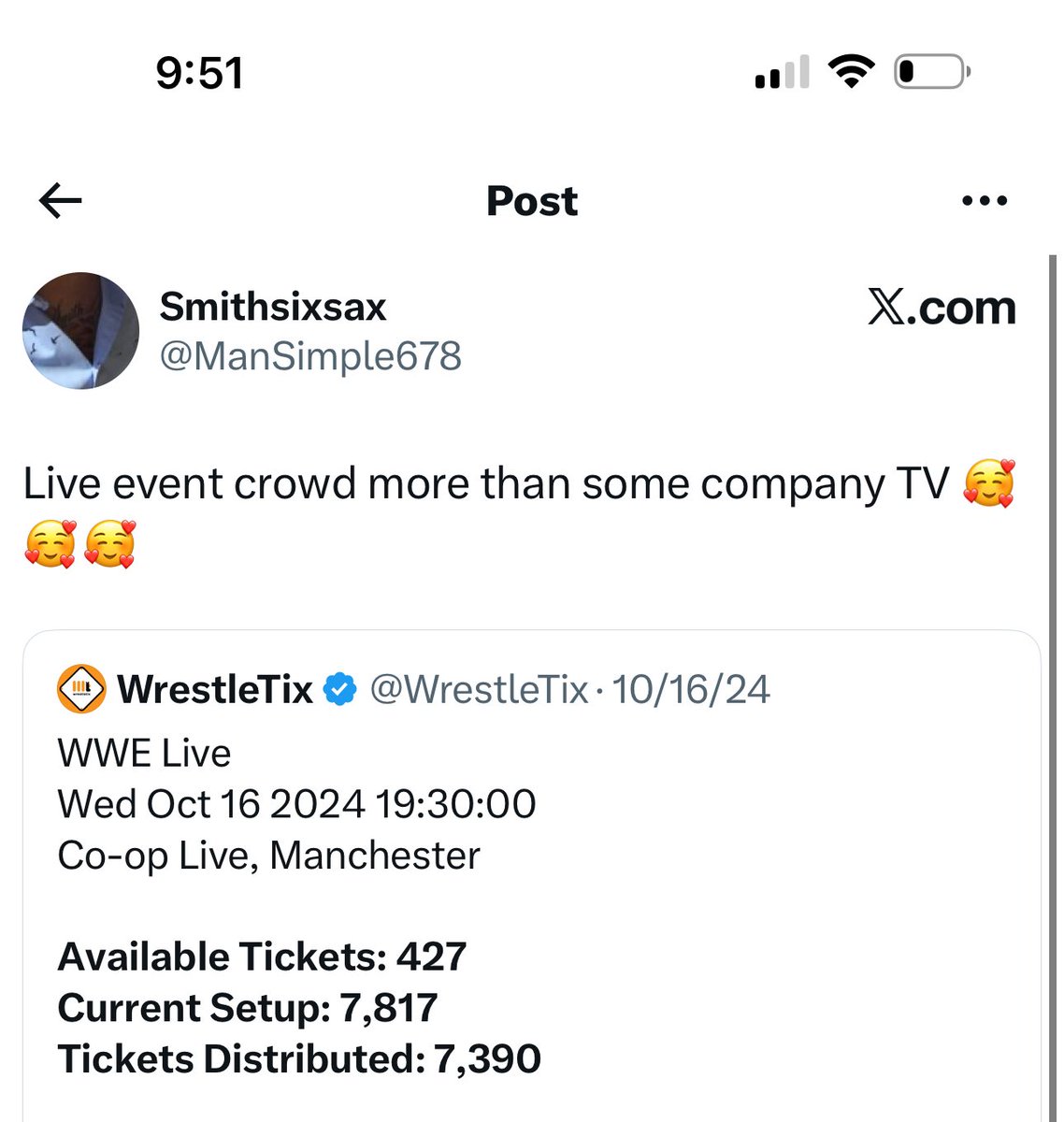 ryanhardside's tweet image. 👂🏽🦗#aew