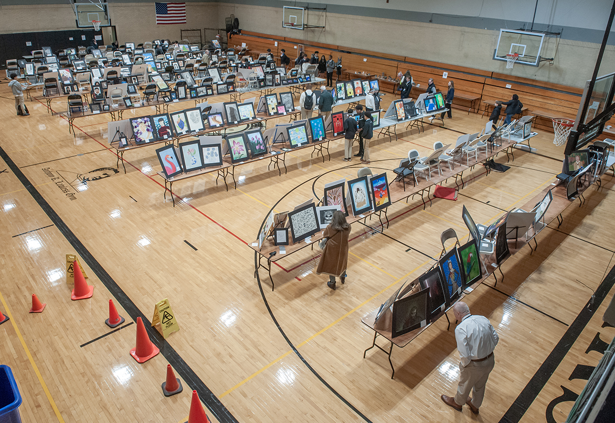 Artistic #FenwickFriars displayed their work this week at the Fall Semester Art Show!