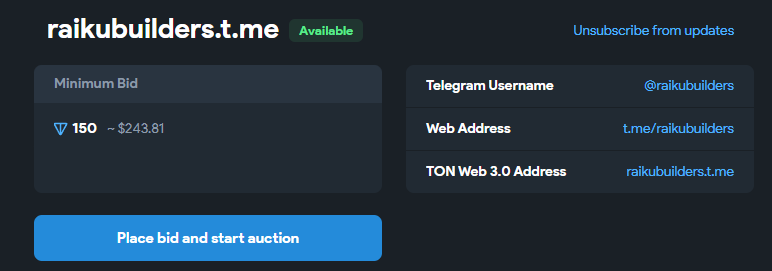 username_tg's tweet photo. it looks like this username was made specifically for you @raikucom
