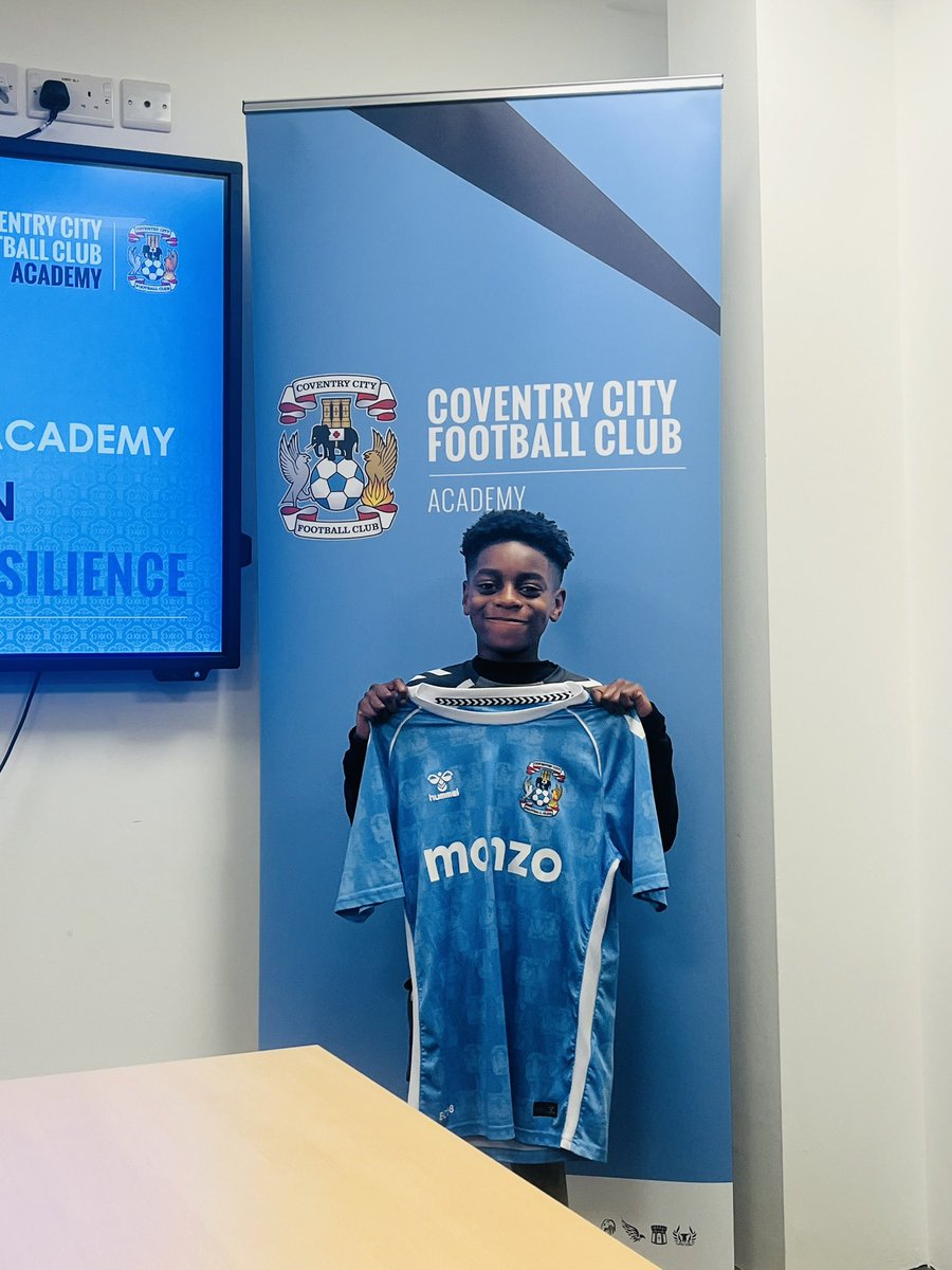 Football Development | Player Development Centre 🩵⚽️

Our 2nd PDC ➡️ Coventry City Academy Signing of the Season ✍️

Kurtis 🩵⚽️

Kurtis has been in the PDC last two seasons &amp; has recently signed as an U9 at the academy 

Massive congrats to him 👏🏻

Interested in finding out