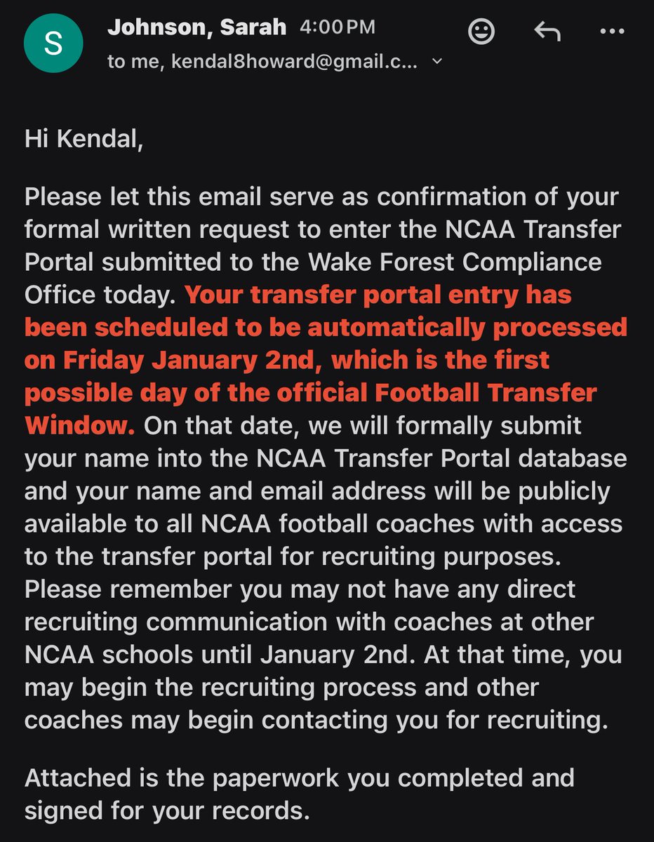 Kendal Howard tweet media