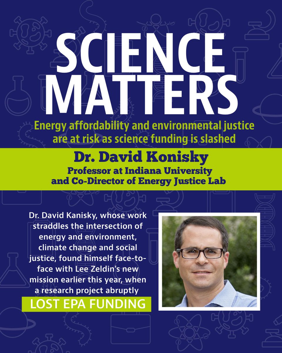 CleanAirMoms's tweet image. In this #ScienceMatters, Dr. David Kanisky shares how EPA's #PollutionSpree, including research funding cuts, is disruptive to work on environmental pollution impacts. Even more disturbing, these changes are curtailing the next generation's ability to remain in these fields.
