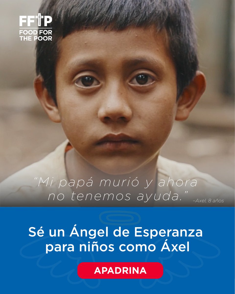 cali939's tweet image. Ángeles de Esperanza apoya a niños en abandono en Latinoamérica y el Caribe.Por $34/mes das hogar, comida, educación y atención médica. 8,000 niños ya reciben ayuda; 2,800 aún esperan un padrino. Recibirás foto y actualizaciones del niño. @foodforthepoor