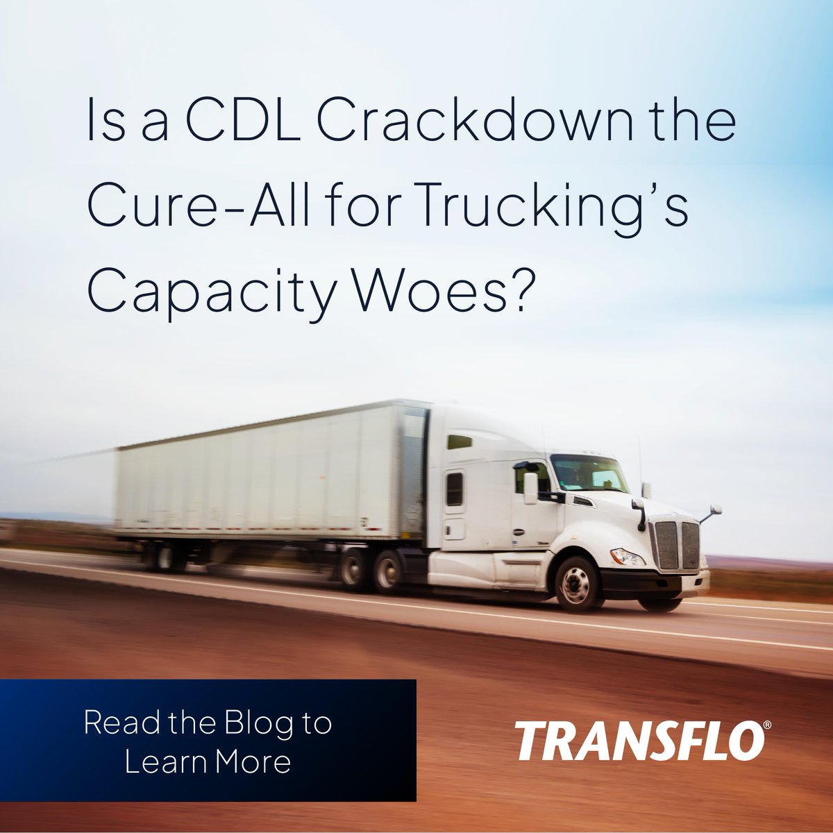 PegasusTRANSFLO's tweet photo. The DOT's crackdown on non-domiciled CDL holders could remove close to 200,000 drivers from the labor pool over the next two years.

Our blog breaks down what this means and how to protect your business: https://t.co/pXuqhh370c 

#Trucking https://t.co/3rMd8R6IKL