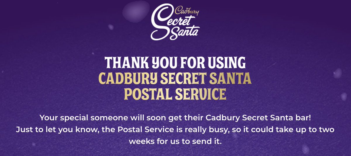 SeatifyUK's tweet image. Just something extra added for our members

🍫🎅 Cadbury’s Secret Santa Monitor

Many of our members have already secured free chocolate using our Cadbury's monitor!

#MUFC tickets, exclusive info, and now a little festive bonus. #CadburySecretSanta