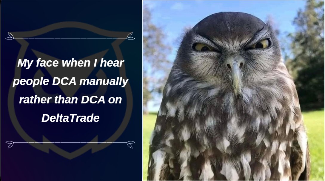 DO PEOPLE STILL DCA MANUALLY?! 😱

Then I bet you didn't hear about <a href="/DeltaBotTeam/">DeltaTrade</a> ! On their platform you can create your own DCA-Bot in less than 1 minute! Here is How ⬇️

x.com/InnovAlain/sta…

STAY TUNED! 🔥 &amp; Remember, Your Support Is MASSIVELY Appreciated!💪 Also Don't