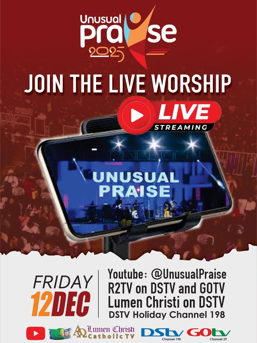 unusualpraise's tweet photo. Distance doesn’t stop your praise/worship.
It doesn’t limit your thanksgiving.
And it definitely doesn’t stop you from having an encounter😇

If you’re not in Lagos or can’t make it to TBS, join us LIVE tonight for Unusual Praise 2025

#UnusualPraise #UPLagos25 #UnusualPraise2025 https://t.co/9IpIL5gnvI