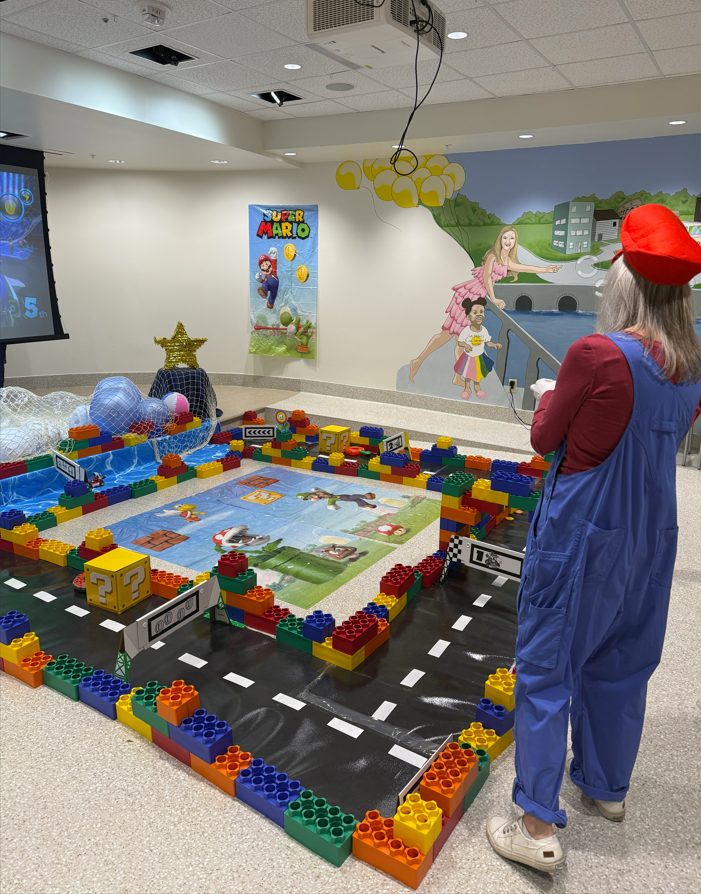 Last month, <a href="/KCHKids/">Golisano Children’s at UK</a> hosted Game for Good—a week-long gaming event! 🎮💙 From Mario Kart Live Circuit fun to head-to-head challenges, our patients made unforgettable memories. Huge thanks to our volunteers, physicians &amp; providers for making it all possible! 🎉@extralife4kids