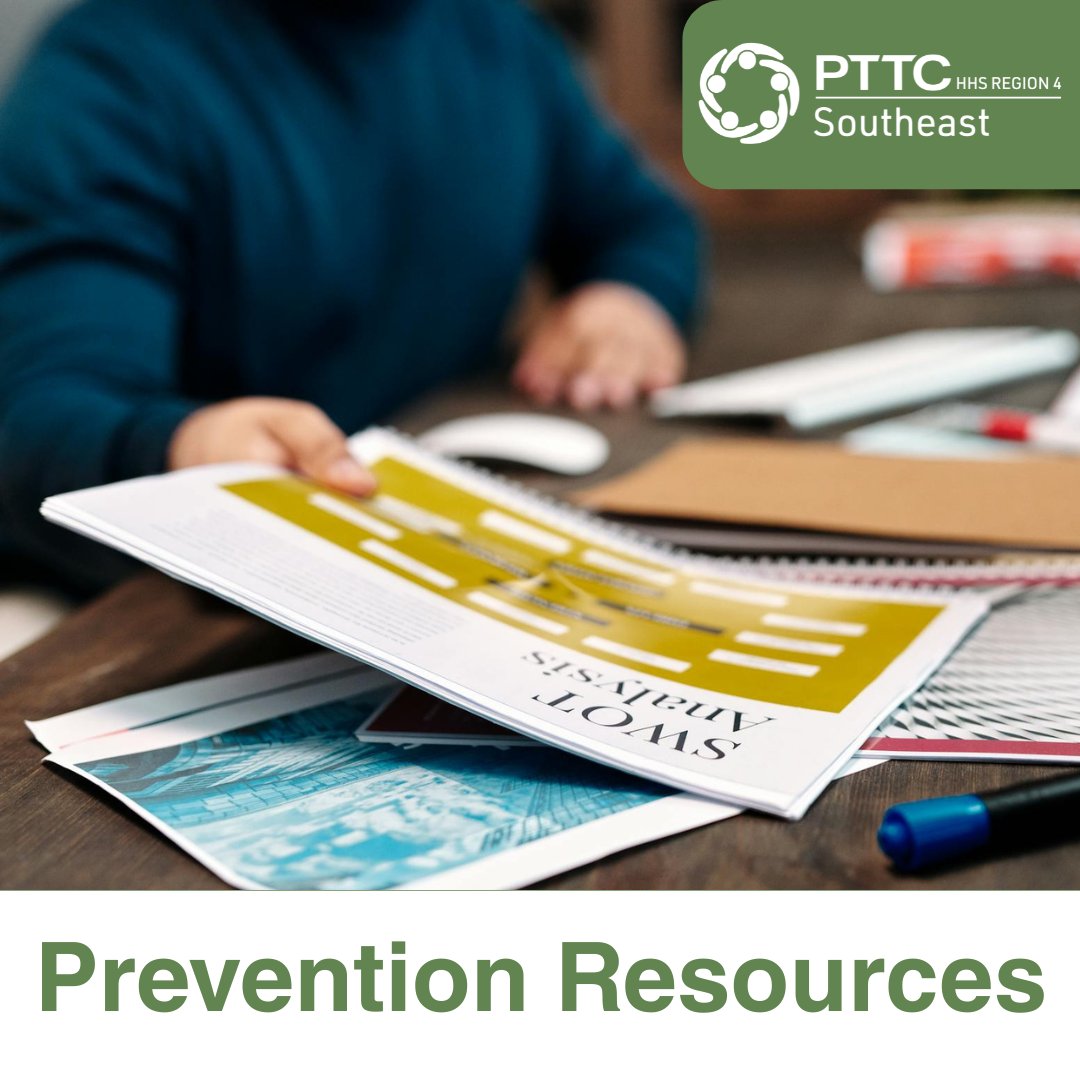 Planning for 2026? Access a range of materials and evidence-based resources developed by regional centers across the PTTC Network to improve your prevention efforts. Learn more: pttcnetwork.org/products-and-r…

#SoutheastPTTC #Prevention #PTTC