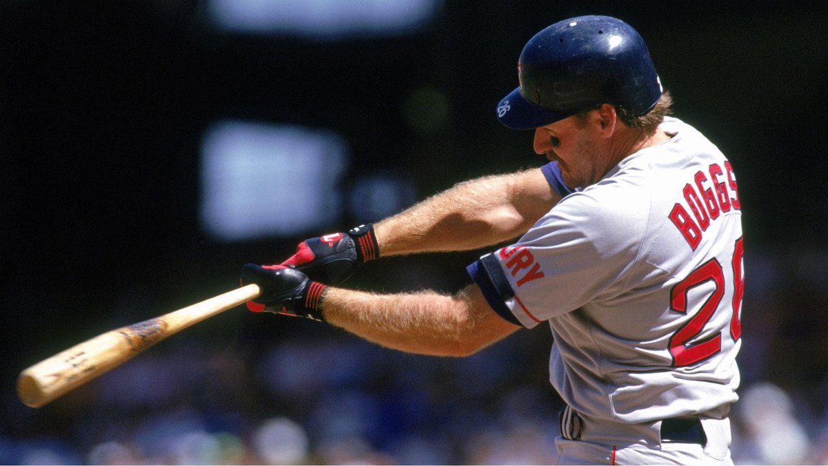 The Top 25 #RedSox Players of All-Time

9. Wade Boggs (3B)

Years with BOS: 11 (1982-1992)

Stats/Accolades with Boston...
- 1625 GP, .338/.428/.462
- 1067 R, 85 HR, 687 RBI
- 8x All-Star
- 6x Silver Slugger
- 4 x Top-10 AL MVP
- 70.8 fWAR (3rd All-Time for Boston)