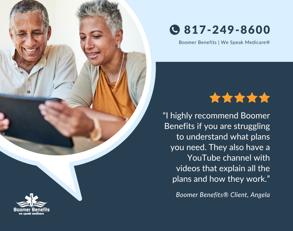 Review of the week | boomerbenefits.com | 817-249-8600

Want to see more reviews from our clients?
boomerbenefits.link/j5a

#WeSpeakMedicare #BoomerBenefits #Medicare #CustomerService #ClientReviews