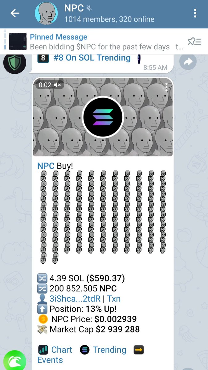 Just one day after <a href="/NonPlayableCoin/">NPC</a> announced plans to release our $NPC design under CC0, we’re already seeing people freely using the People’s Champ for their own artwork, memes, and projects.

None more so than <a href="/NPCMemeOnSol/">NPC</a>, who’s been leveraging our original BuyBot graphic