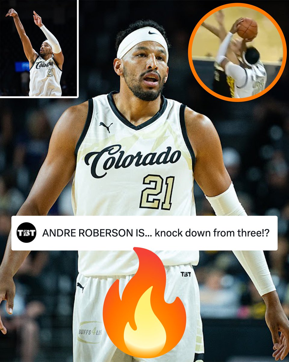 thetournament's tweet image. Andre Roberson COULDN’T MISS back in TBT 2024🎯

@FlyDre21 was unstoppable with the @CUBuffsMBB  alumni!