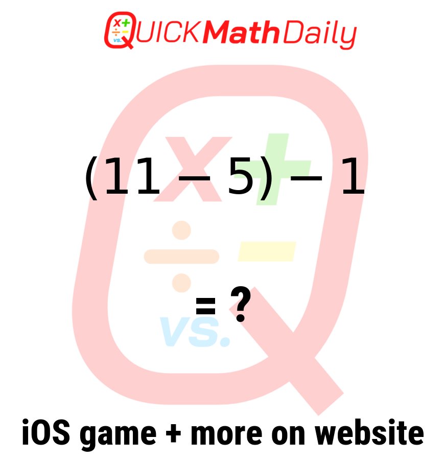 🚨Quick! 💨 Can You Solve⁉️⏱️

No Calculator ❎ 🧠 Comment Below‼️👇

See more on QuickMathDaily.com 👀 ✅