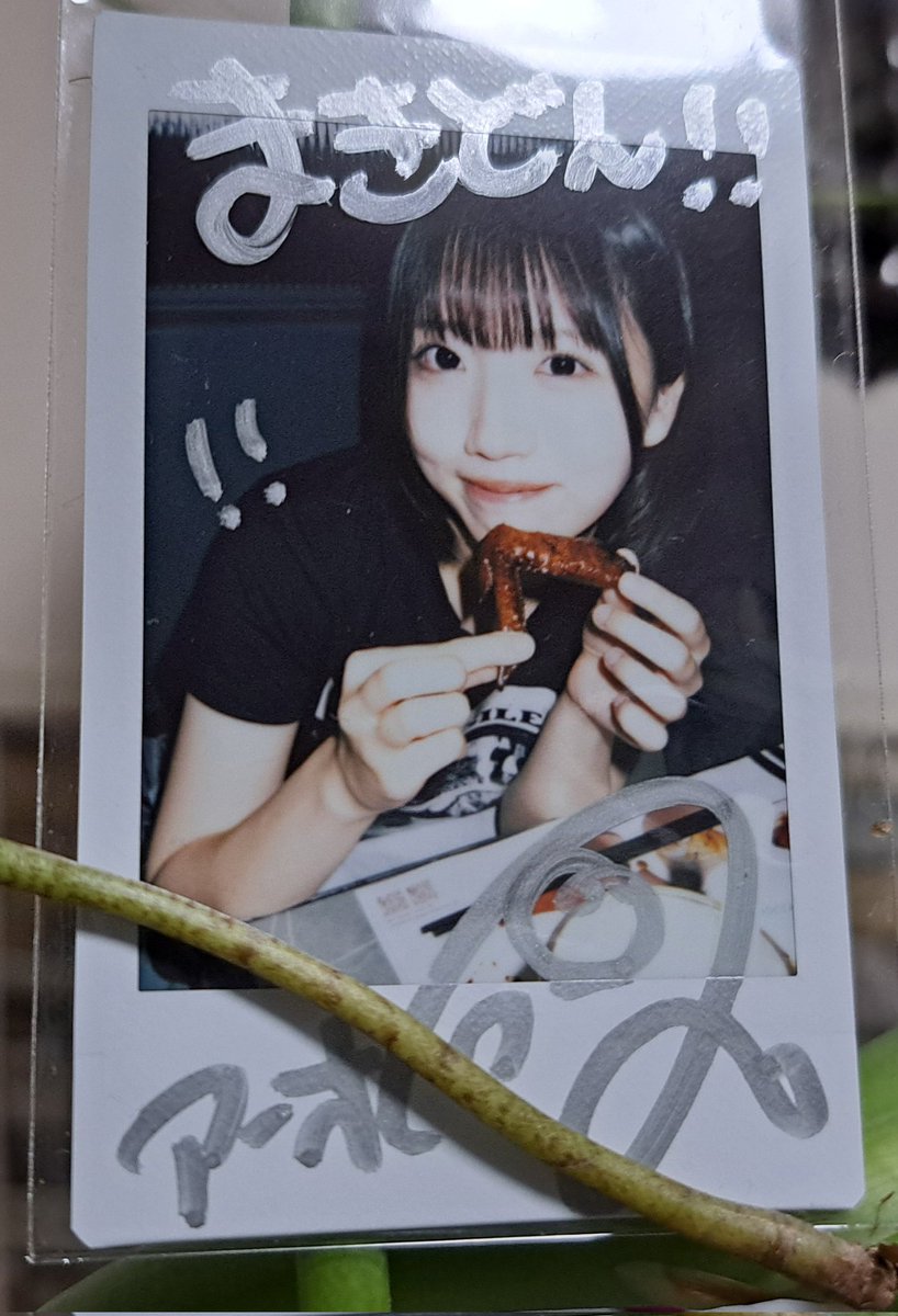 いつも仕事は県外なので出張から戻ると香港チェキが届いてました