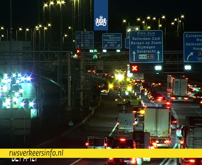 Ongeval in de Beneluxtunnel richting het zuiden