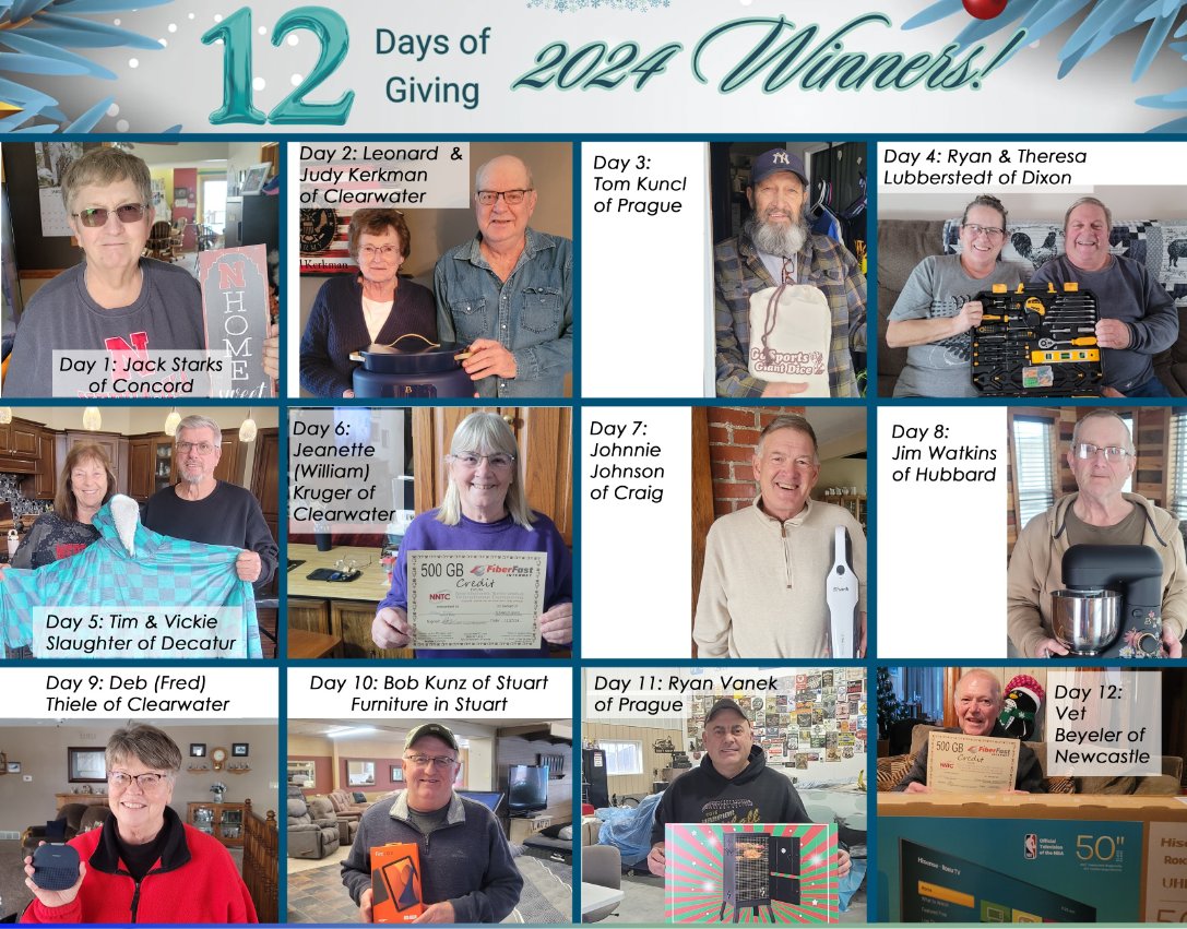 Only 2 more days to sign up for #12DaysofGiving!! Look at last year's happy winners!! Let us know if you'd like us to draw your name and what prize you're dreaming of for the end of 2025! bit.ly/12DaysNNTC