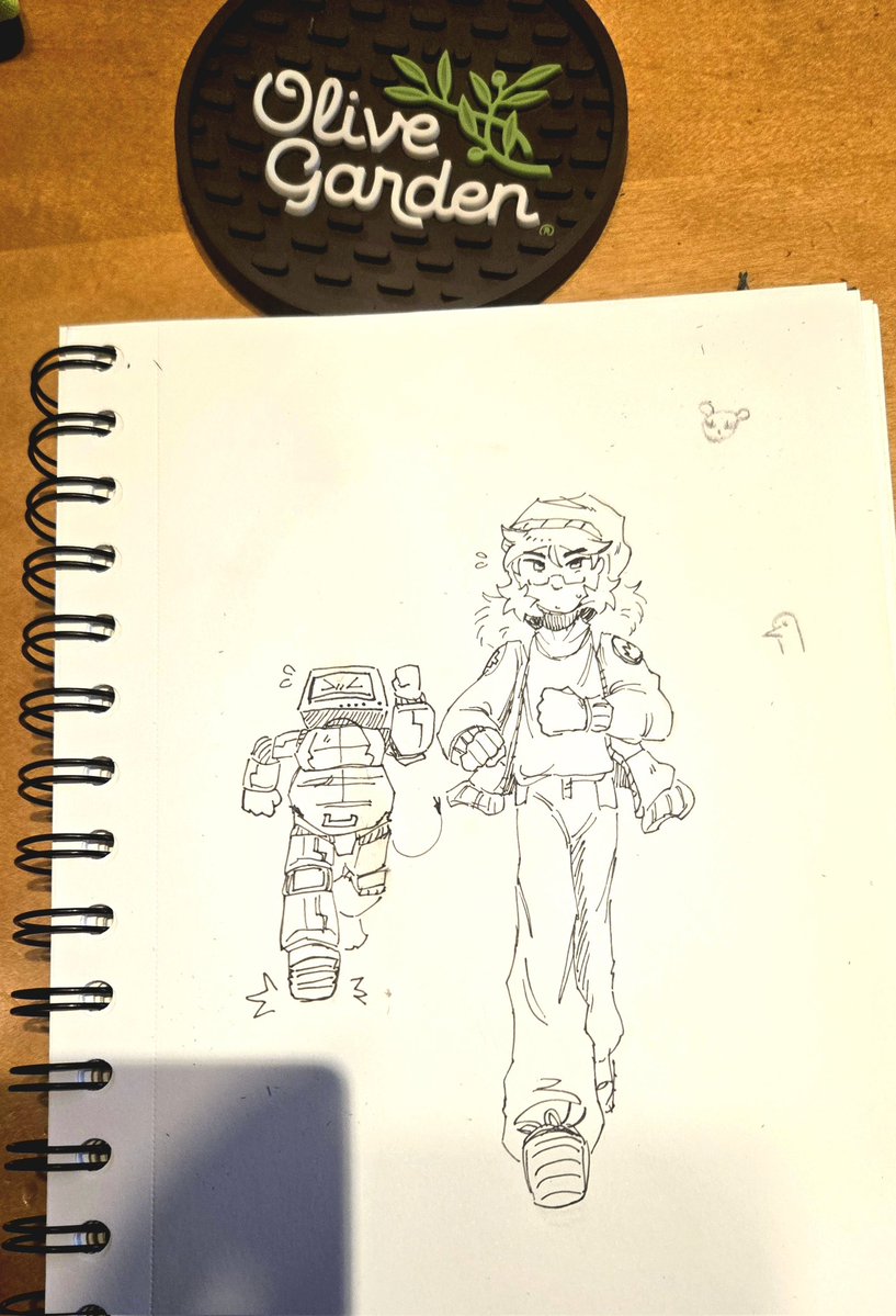 at the olive garden from the airport, legit the only olive garden i have ever seen in my life too

#RADONOVERLORD