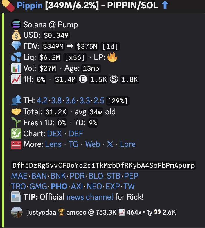 In the trenches I'm known as Yoda... 

Hence why. 

$Pippin