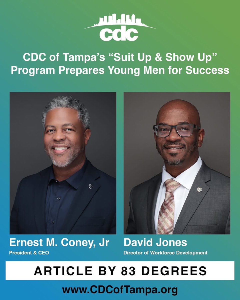 Huge thanks to 83 Degrees for highlighting this powerful story!

Our Suit Up &amp; Show Up initiative is empowering young men with guidance, mentorship, and a brand-new suit to step confidently into their future. 

Read the full story: bit.ly/4acvQo7