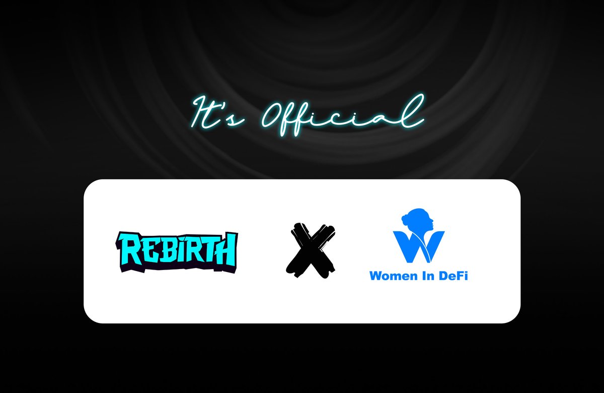 We’re excited to announce that Rebirth has partnered with <a href="/womenindefi_org/">WomenInDeFi.eth</a>

This partnership represents our shared commitment to supporting women in Web3 through access, education, resources, and real opportunities across DeFi.

Together, we’ll be empowering more women to