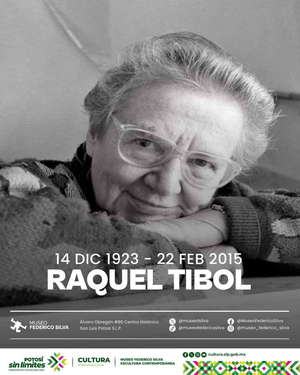Hoy conmemoramos el nacimiento de Raquel Tibol ✨ considerada una de las críticas de arte más influyentes en México. Promotora y cronista cultural, fue quien dio a conocer el trabajo artístico de Frida Kahlo, además de estudiar la obra de artistas como Federico Silva, entre otros